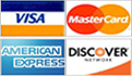 DeepHoleSaws.com accepts MasterCard, Visa, American Express, and Discover